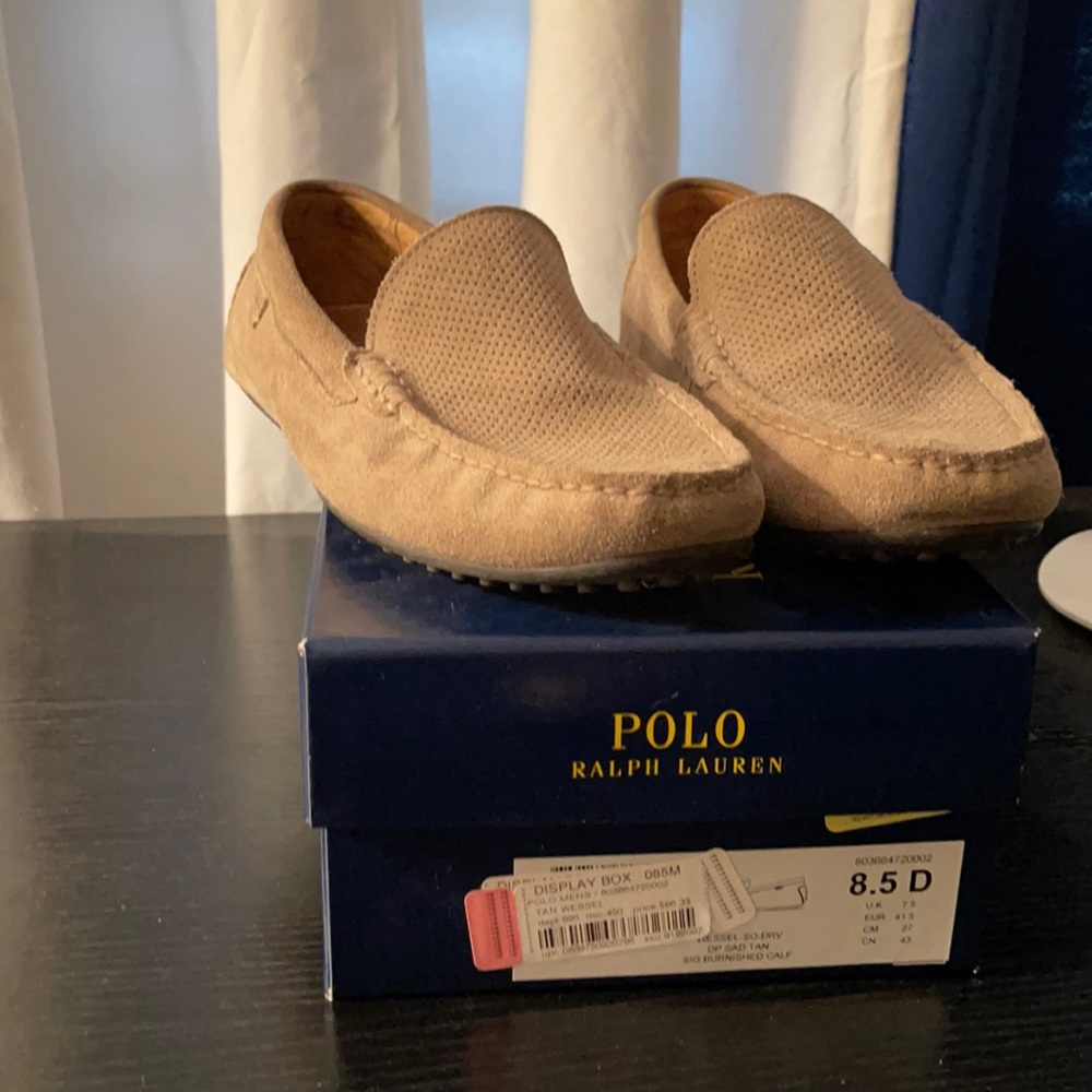 Ralph Lauren driving shoes Swede. Nice